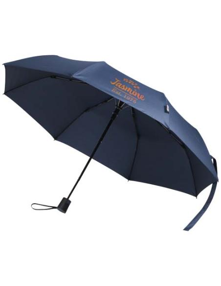Paraguas Agnes de 53 cm, plegable y con apertura automática, fabricado en RPET N55751031