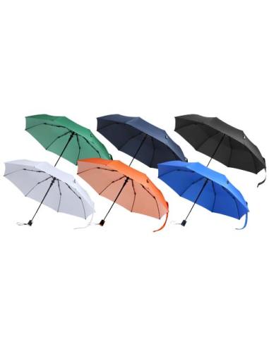 Paraguas Agnes de 53 cm, plegable y con apertura automática, fabricado en RPET N55751031