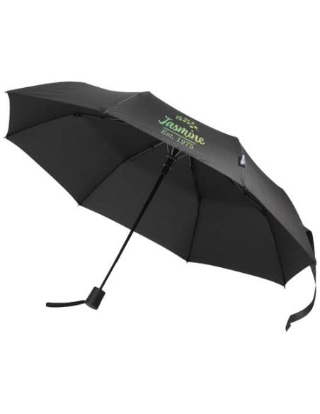 Paraguas Agnes de 53 cm, plegable y con apertura automática, fabricado en RPET N09751031
