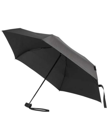 Paraguas plegable y compacto Jill de 19 pulgadas, con 5 secciones y fabricado en RPET N09161031