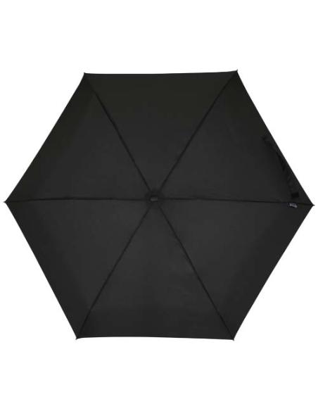 Paraguas plegable y compacto Jill de 19 pulgadas, con 5 secciones y fabricado en RPET N09161031