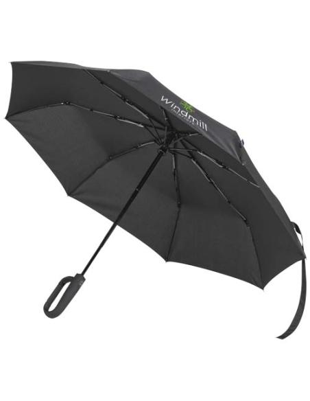 Paraguas plegable SMART de 21" fabricado en RPET N09261031