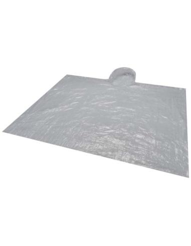 Poncho antiniebla en un envase redondo de plástico con mosquetón N10461031