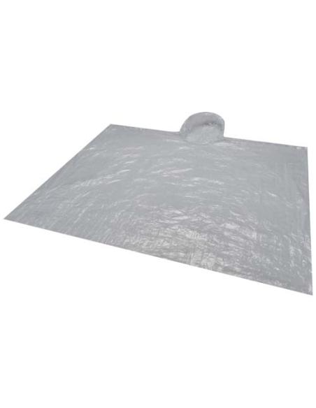 Poncho antiniebla en un envase redondo de plástico con mosquetón N10461031