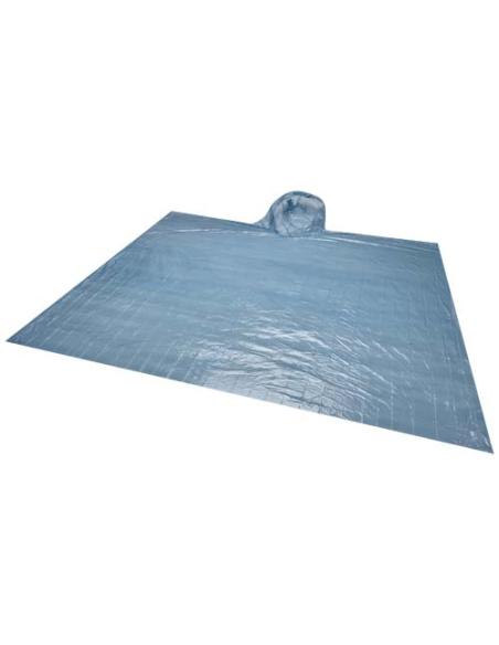 Poncho antiniebla en un envase redondo de plástico con mosquetón N35461031