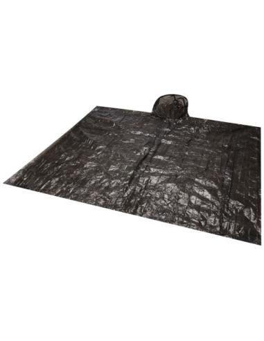 Poncho antiniebla en un envase redondo de plástico con mosquetón N09461031