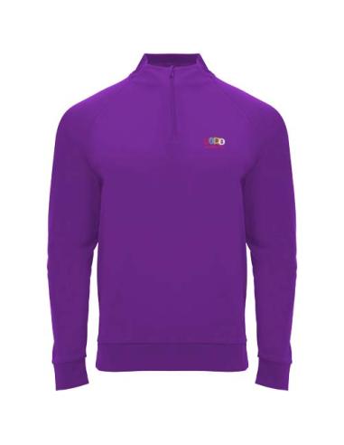 Sudadera infantil de manga larga con cremallera 1/4 de 200 g/m² Epiro NDE35111K