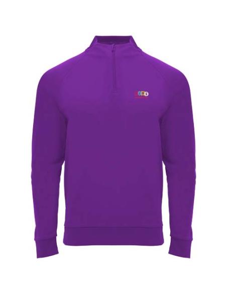 Sudadera infantil de manga larga con cremallera 1/4 de 200 g/m² Epiro NDE35111K