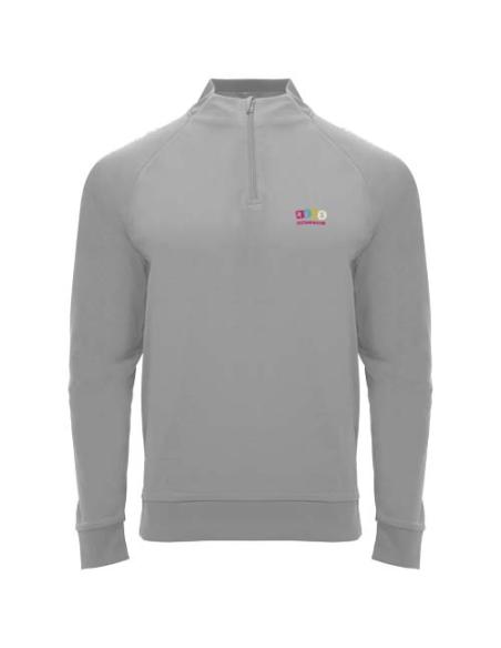 Sudadera infantil de manga larga con cremallera 1/4 de 200 g/m² Epiro ND4C5111K