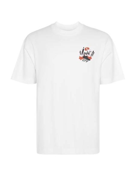 Camiseta unisex de manga corta oversize de Chow N0Z11656R