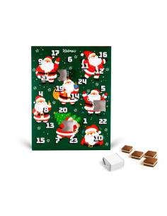 Calendario de adviento (300x390x20mm) con bombones cortados Personalizado | Consultar precio | nosolodulce 2
