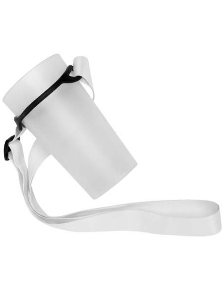 Cordón de sublimación Lior RPET con pulsera de silicona N10301LP1