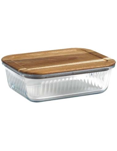 Fiambrera Citizen Green Purlunch de 1000 ml de vidrio de borosilicato N10650ZP1