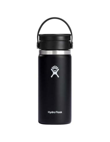 Vaso térmico de acero inoxidable Hydro Flask de boca ancha, 473 ml, con tapa Flex Sip™ N09889001