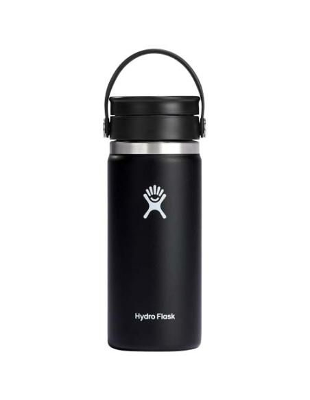 Vaso térmico de acero inoxidable Hydro Flask de boca ancha, 473 ml, con tapa Flex Sip™ N09889001