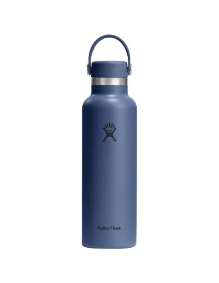 Botella de agua Hydra Flask de acero inoxidable con aislamiento térmico, boca estándar, 621 ml, con tapón con pajita N25989001