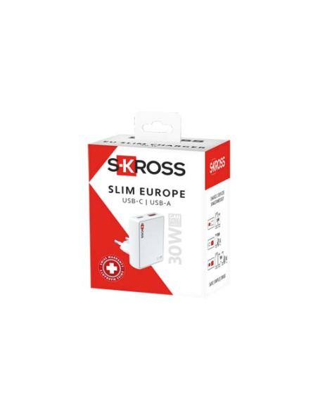 Cargador de pared SKROSS® Slim de 30 W para Europa N10716421