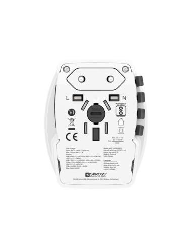 Adaptador universal SKROSS® MUV AC65PD con cable USB-C N10026421