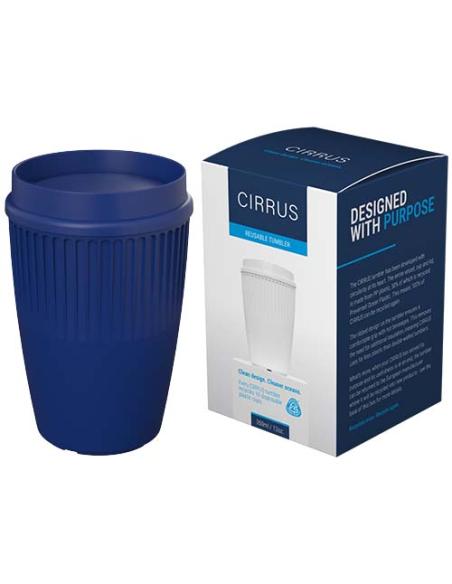 Vaso de 350 ml con tapa de 360° Cirrus POP N25025022