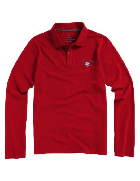 Polo de manga larga para hombre de 180 g/m² Calgary N05268083