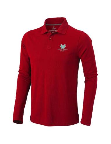 Polo de manga larga para hombre de 180 g/m² Calgary N05268083