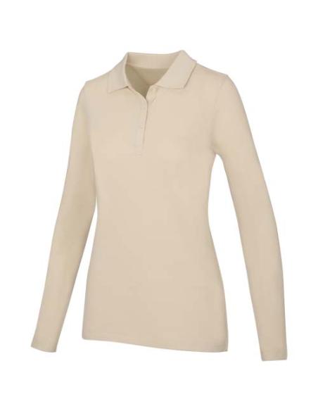 Polo de manga larga para mujer de 180 g/m² Calgary N16078083
