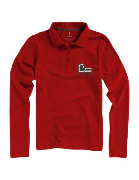 Polo de manga larga para mujer de 180 g/m² Calgary N05278083