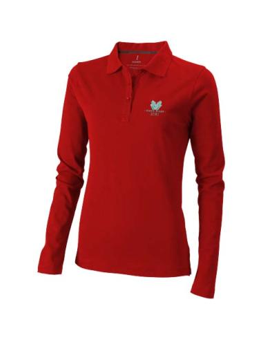 Polo de manga larga para mujer de 180 g/m² Calgary N05278083