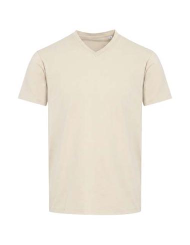 Camiseta orgánica unisex con certificado OCS de manga corta y cuello de pico de 200 g/m² Balfour N16056693