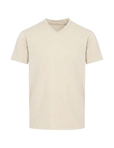 Camiseta orgánica unisex con certificado OCS de manga corta y cuello de pico de 200 g/m² Balfour N16056693