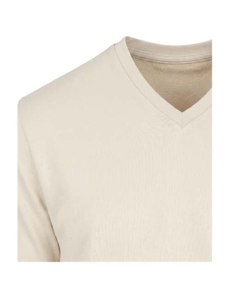 Camiseta orgánica unisex con certificado OCS de manga corta y cuello de pico de 200 g/m² Balfour N16056693