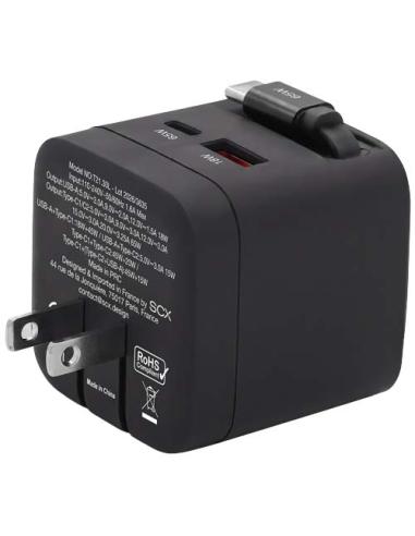 Adaptador de viaje SCX.design T21 de 65 W N09832XP1