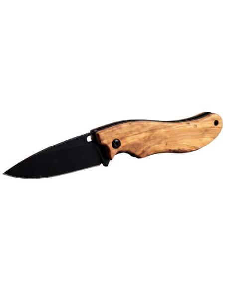 Cuchillo plegable de madera de olivo T33 de SCX.design N17442XP1