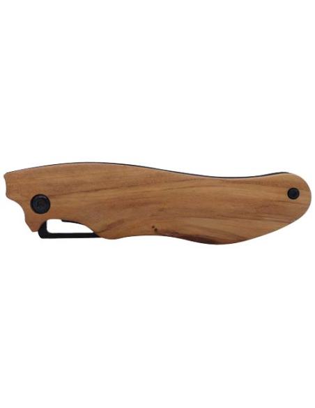 Cuchillo plegable de madera de olivo T33 de SCX.design N17442XP1