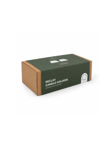 Juego de portavelas para cena ReClay de Originalhome N10534621