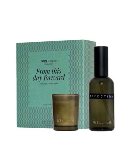 Set de regalo de Wellmark con un ambientador de 100 ml y una vela Tender Affection de 70 ml N46834621