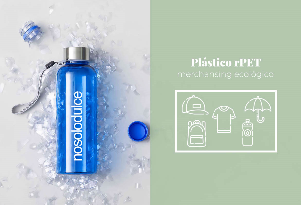Regalos Personalizados en rPET: material ECO y sostenible en Merchandising y Regalos Publicitarios
