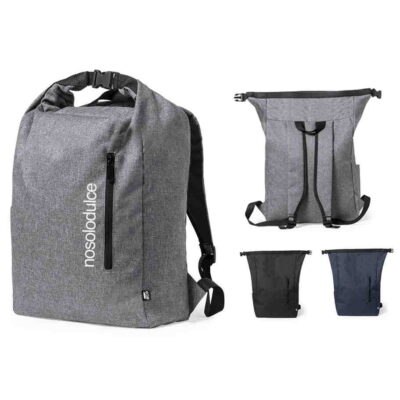 Mochila Urbana en Poliéster RPET con Cierre de Hebilla Personalizada