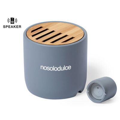 Altavoz Bluetooth de Bambú y Piedra Caliza Personalizado