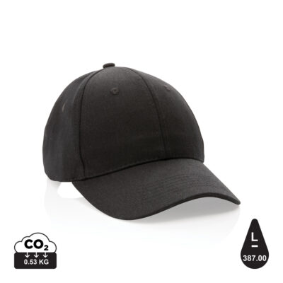 Gorra Impact 6 paneles 280gr de algodón reciclado