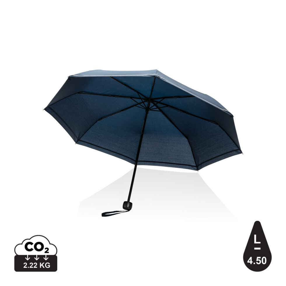 Mini paraguas RPET reflectante 190T Impact AWARE ™ - Imagen 2