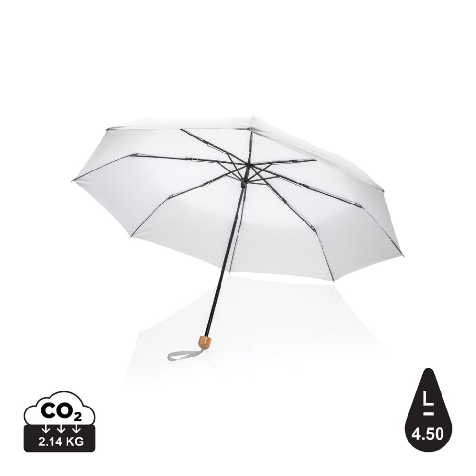Mini paraguas RPET 190T  de bambú 20.5" Impact AWARE ™ - Imagen 4