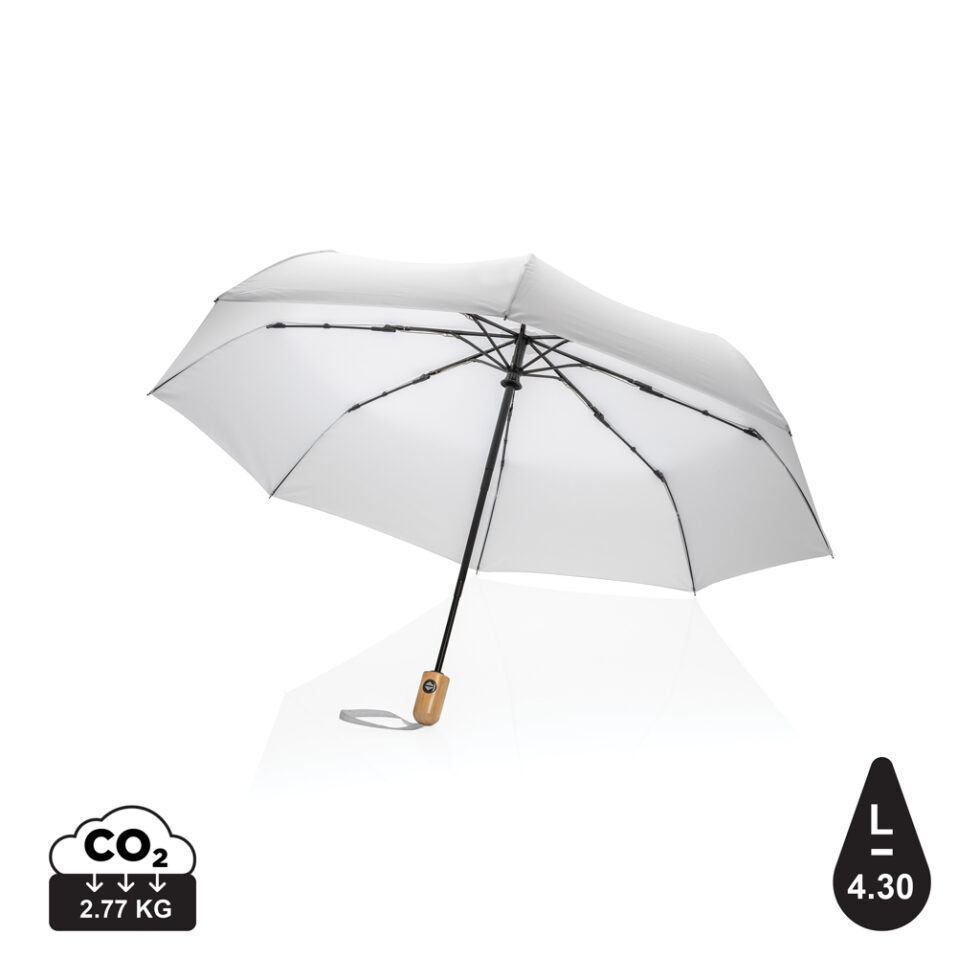 Paraguas automático RPET 190T bambú de 21" Impact AWARE ™ - Imagen 5