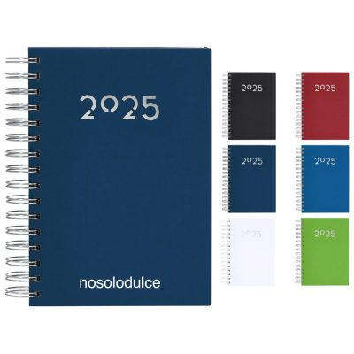 Agenda de Polipiel con Anillas Personalizada